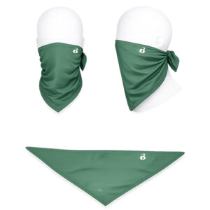 hunter green bandana facemask