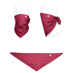 black maroon bandana facemask