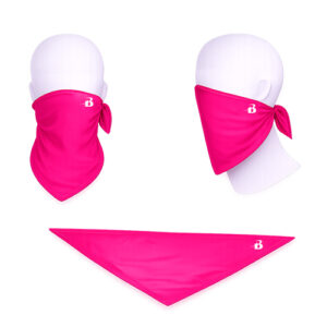 neon pink bandana facemask