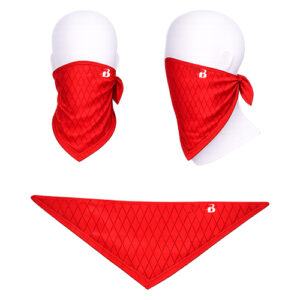 dark red bandana facemask