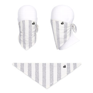 grey digital bandana facemask