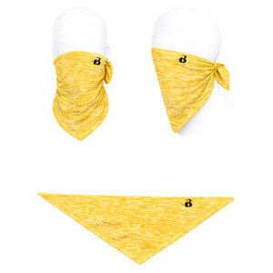 yellow digital bandana facemask